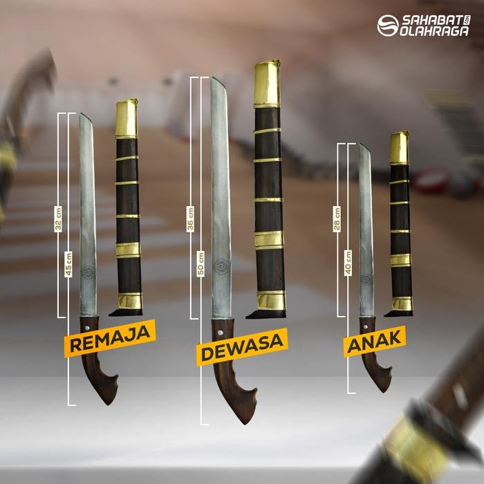 Golok Silat IPSI Anak - Remaja - Dewasa - Gambar 3