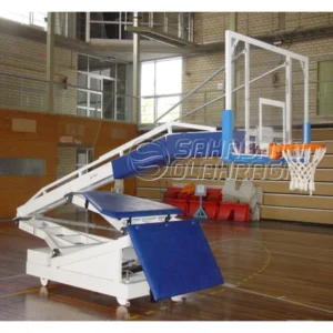 Ring Basket Portable Hidrolik Besi Akrilik 180x105cm