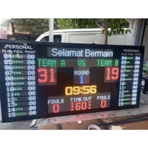 Scoreboard Basket, bisa multifungsi untuk olahraga lainnya Score board